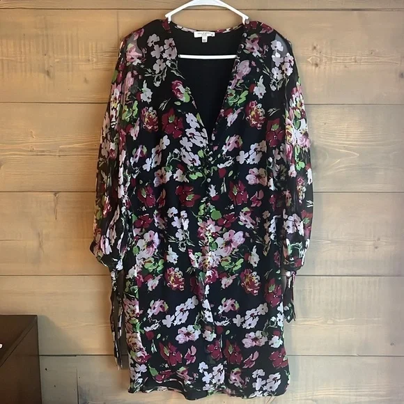 Equipment Natasha Floral Silk Shift Dress in size Small - Picture 3 of 11